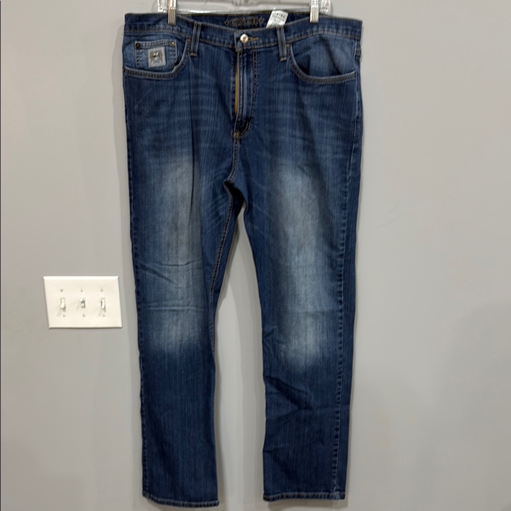 Cinch Men's Dark Blue Straight Jeans